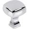 Jeffrey Alexander 1-1/8" Overall Length Polished Chrome Square Audrey Cabinet Knob 278PC - alternate 1